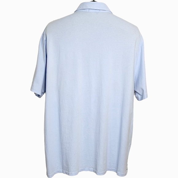 Polo Ralph Lauren Light Blue Classic Fit 3 Button Pocket Short Sleeved Shirt XL - Picture 3 of 7